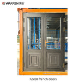 Warren Exterior French Doors 72x80 With Internal Glazed Double Doors